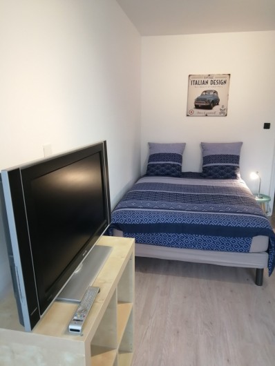 Location de vacances - Appartement à Colmar - lit double dans le séjour