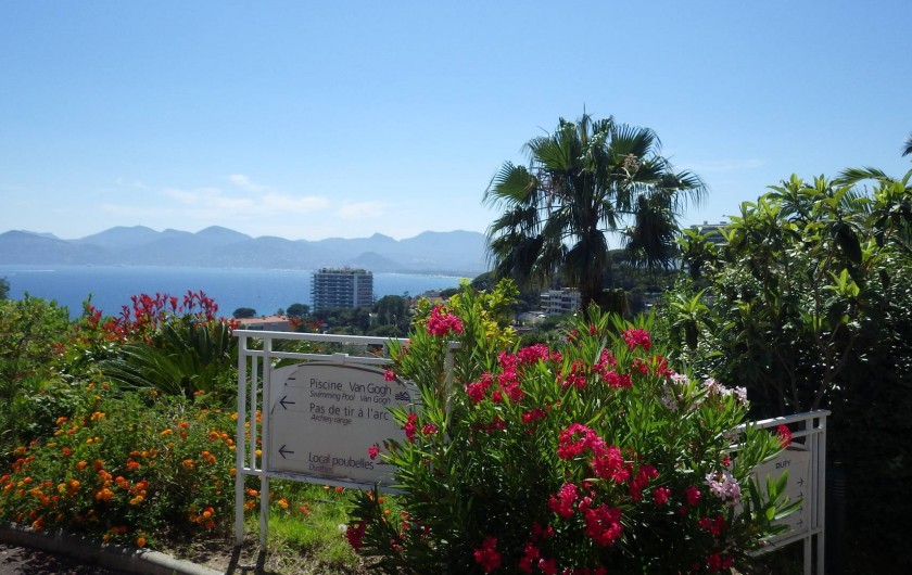 Location de vacances - Appartement à Cannes - vue de la résidence