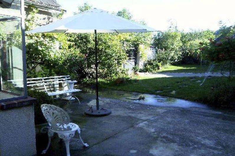 Location de vacances - Maison - Villa à Boigneville - vue de la terrasse et du salon