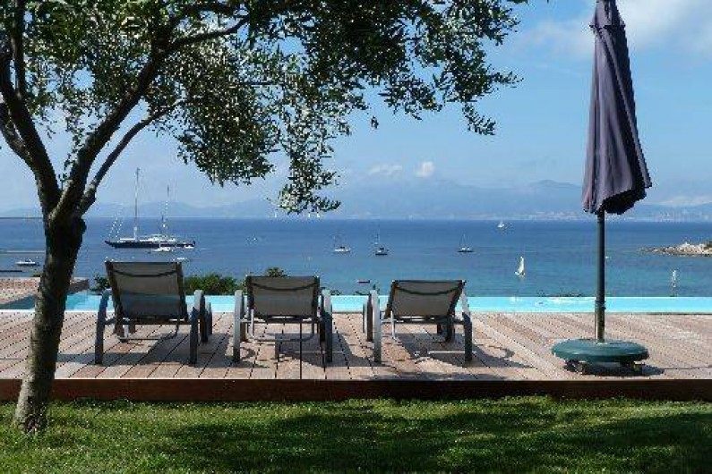 Location de vacances - Villa à Portigliolo - Vue de la terrasse piscine