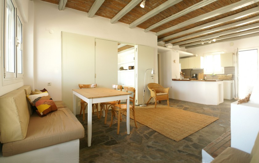 Location de vacances - Appartement à Livadi - Salon and kitchen