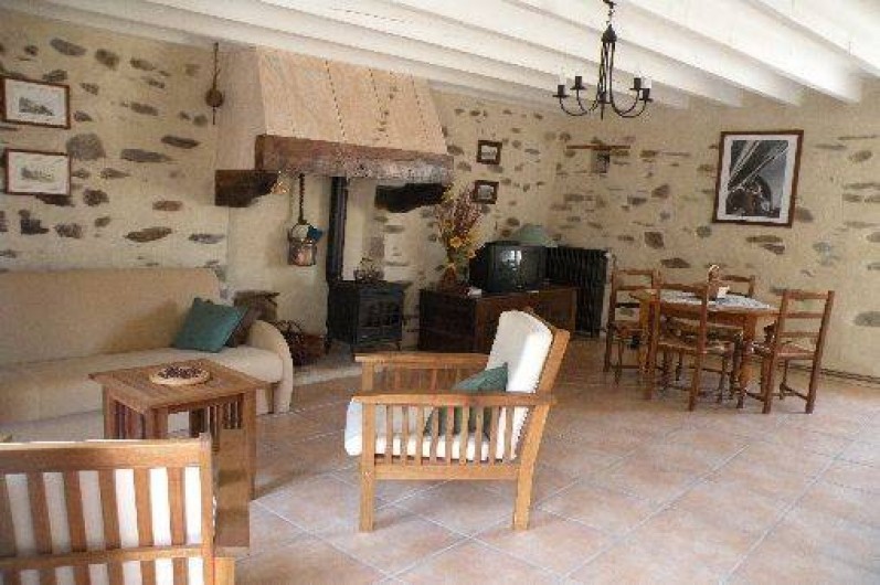 Location de vacances - Maison - Villa à Plouër-sur-Rance - salon/séjour/cuisine