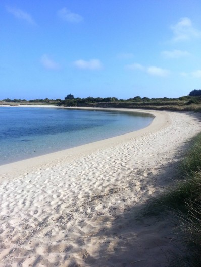 Location de vacances - Villa à Plougoulm - plage de sable blanc du guillec