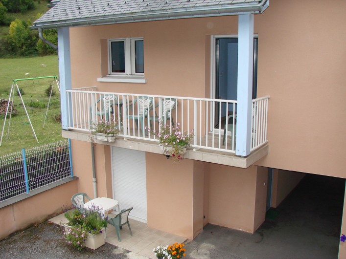 Location de vacances - Appartement à Guchen - Balcon d'un appartement