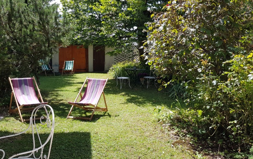 Location de vacances - Maison - Villa à Villard-de-Lans - Espaces de détentes jardin