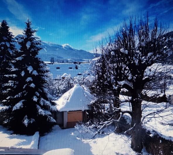 Location de vacances - Maison - Villa à Villard-de-Lans - Vue sur jardin - hiver