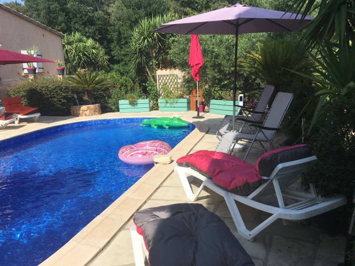 Location de vacances - Villa à Prunelli-di-Fiumorbo - piscine privée