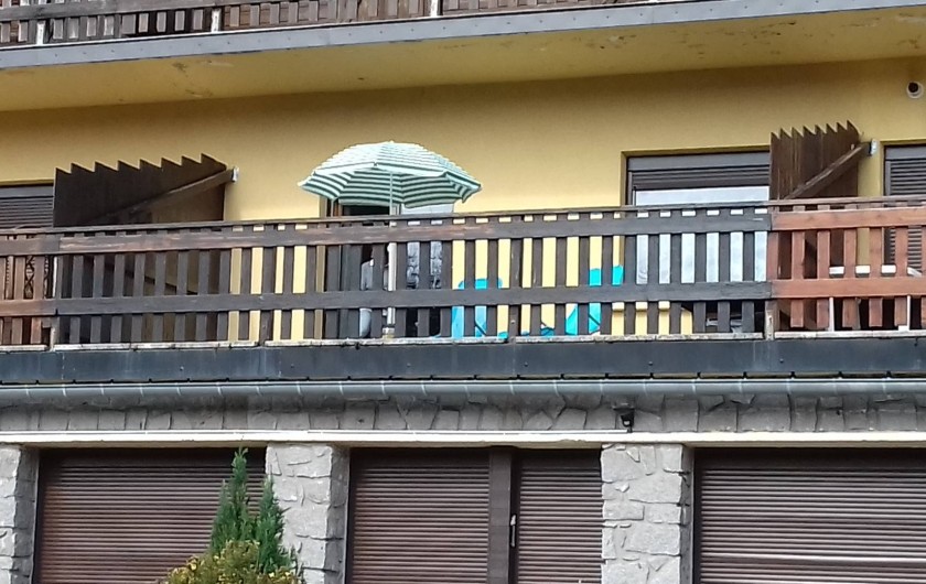 Location de vacances - Appartement à Orbey - vu de la terrasse