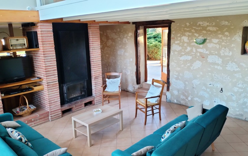 Location de vacances - Gîte à Maubec - Salon Gîte l'Etable