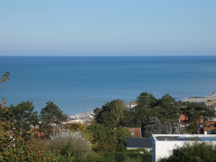 Location de vacances - Villa à Quiberville - Vue sur mer du 1er Etage