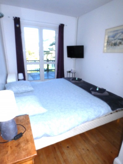 Location de vacances - Villa à Quiberville - Chambre N° 4 : 1er Etage 1 lit double+douche+lavabo+wc