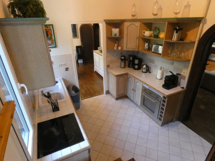 Location de vacances - Villa à Quiberville - Petite cuisine accolée à la petite salle à manger