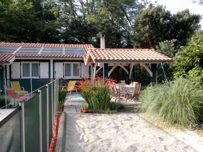Location de vacances - Villa à Seignosse - plage- bac à sable