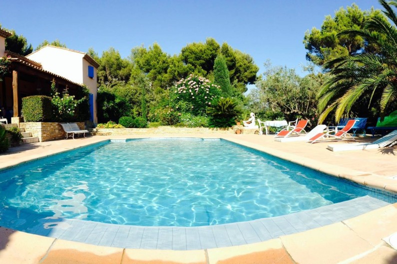 Location de vacances - Villa à La Cadière-d'Azur - Piscine privative au sel chauffée