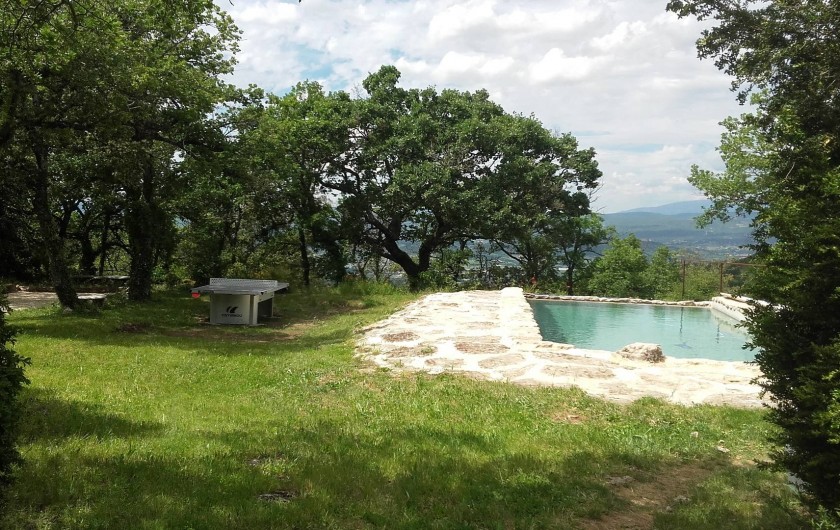 Location de vacances - Villa à Saignon - vue de la maison