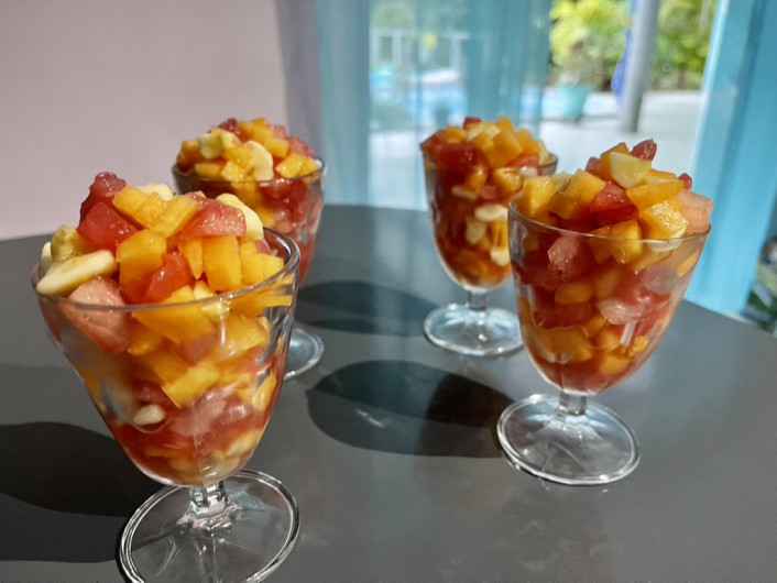 Location de vacances - Gîte à Le Gosier - petit déjeuner sur place
