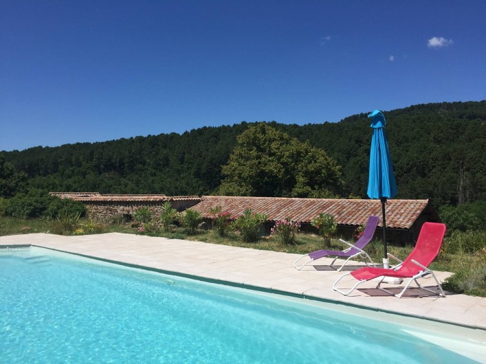 Location de vacances - Maison - Villa à Vinezac - Piscine