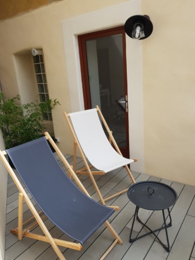 Location de vacances - Appartement à Saint-Montan - Acampadis -Terrasse