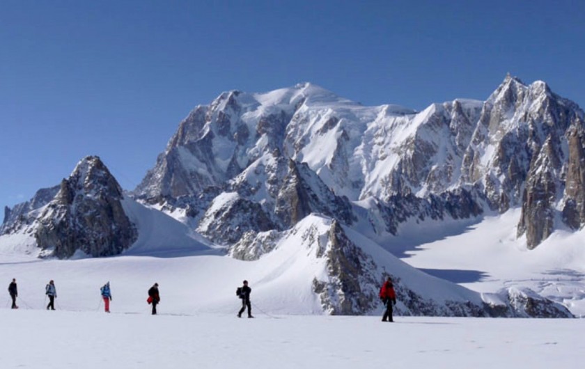 Location de vacances - Chalet à Servoz - Traversée, encordé, au coeur du massif du Mt Blanc.