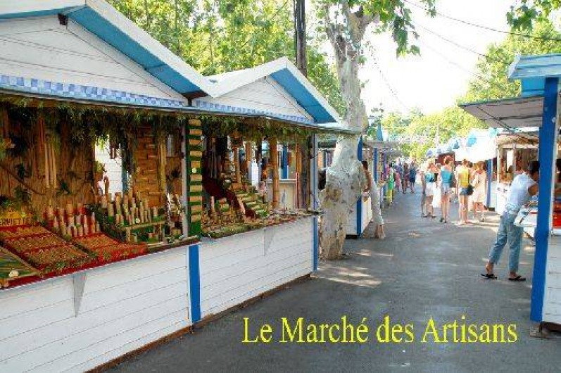 Location de vacances - Appartement à Argelès-sur-Mer - Le marché des artisants