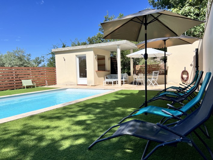 Location de vacances - Villa à Barjac
