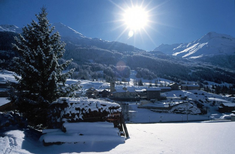 Location de vacances - Appartement à Lanslebourg-Mont-Cenis - Lanslevillard en hiver