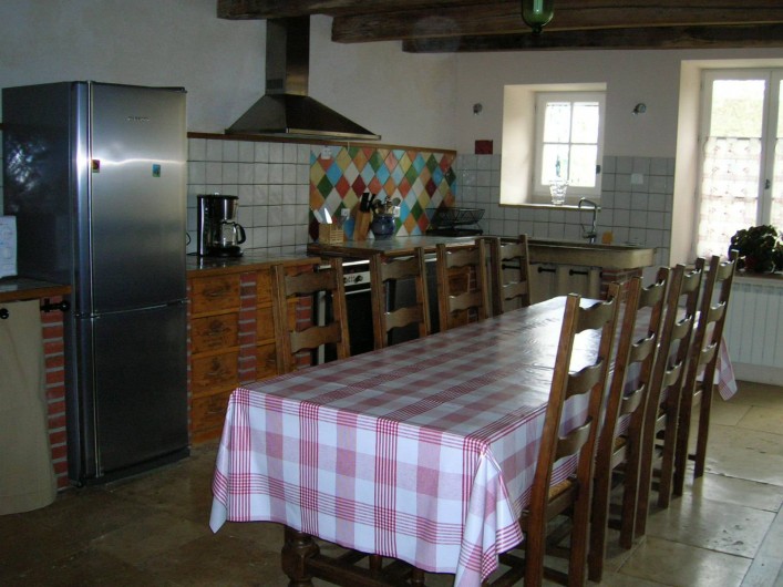 Location de vacances - Gîte à Chantraines - Grande cuisine/ salle à manger
