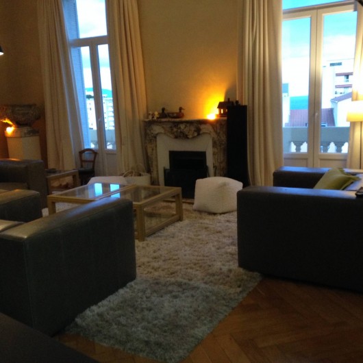 Location de vacances - Appartement à Monaco-Ville - le salon du grand appartement