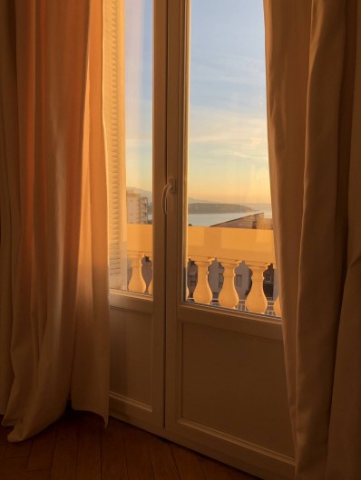 Location de vacances - Appartement à Monaco-Ville - la vue vers l'Italie et anla Mer