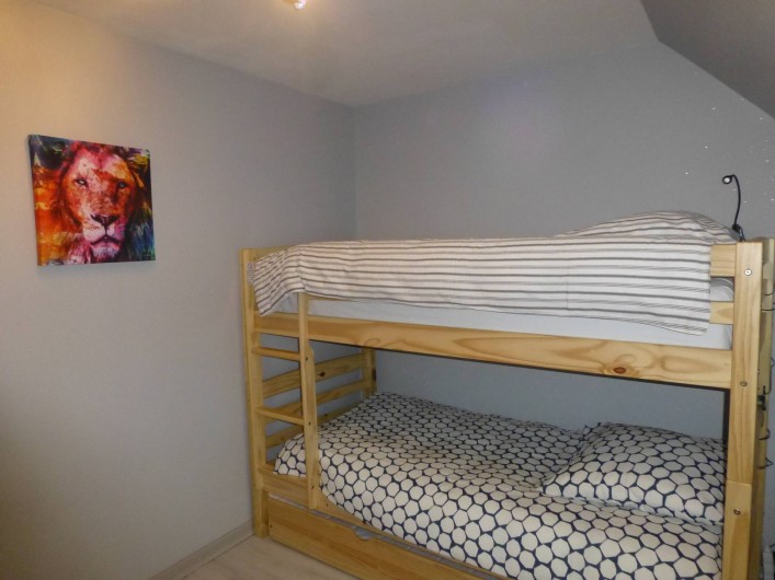 Location de vacances - Gîte à Essômes-sur-Marne - lit superposé avec tiroir-lit