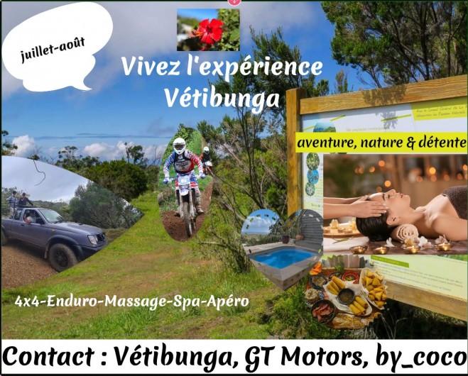 Location de vacances - Bungalow - Mobilhome à L'Étang-Salé - PRESTATIONS SUR DEMANDE POUR SENSATION ET ADRENALINE