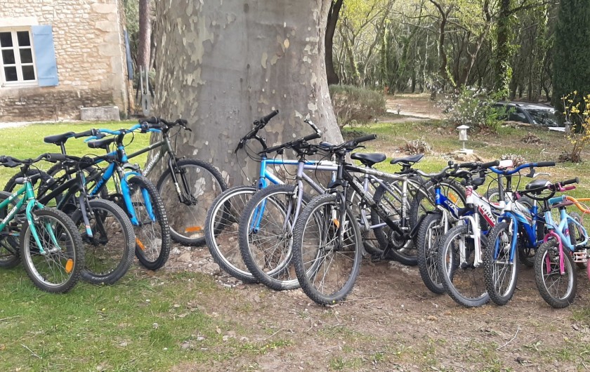 Location de vacances - Mas à Saint-Restitut - Un vélo pour chacun