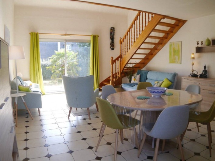 Location de vacances - Maison - Villa à Fouesnant - Espace de vie lumineux et chaleureux