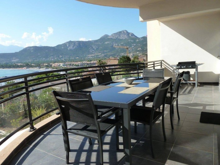 Location de vacances - Appartement à Calvi - Balcon Loggia 26 m²
