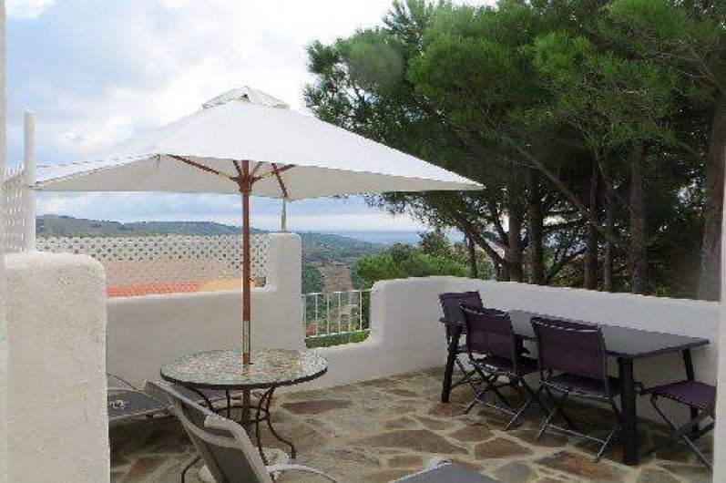 Location de vacances - Appartement à Banyuls-sur-Mer - deuxième terrasse 