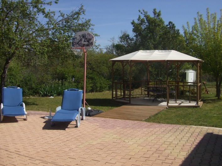 Location de vacances - Villa à Céreste - PATIO COTE PISCINE