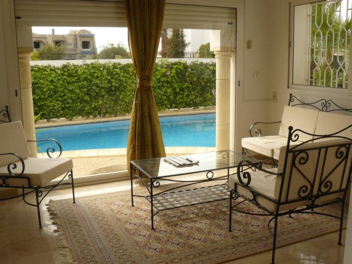 Location de vacances - Villa à Hammamet - salon d'été