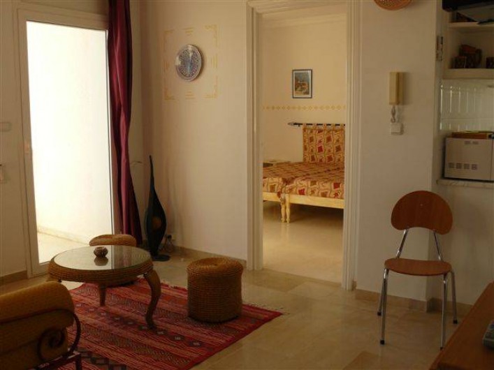Location de vacances - Villa à Hammamet - salon à l'étage