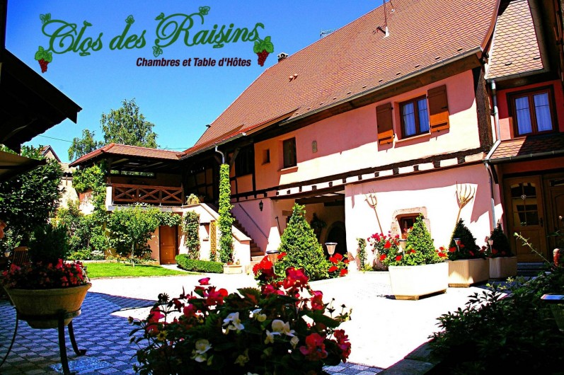 Location de vacances - Chambre d'hôtes à Beblenheim - Le Clos des raisins chambres d'hôtes de charme en Alsace