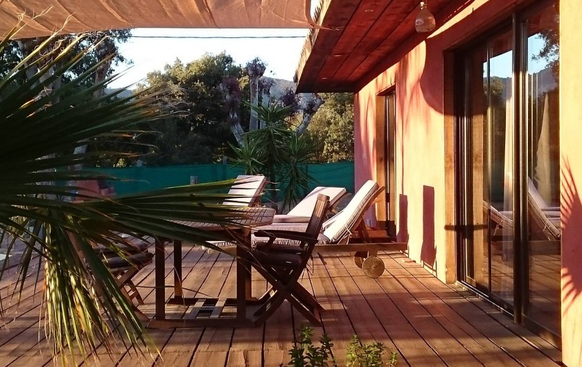 Location de vacances - Villa à Montegrosso - Terrasse