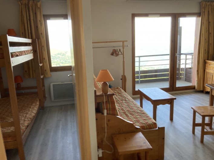 Location de vacances - Appartement à Le Corbier - Chambre 2 et séjour