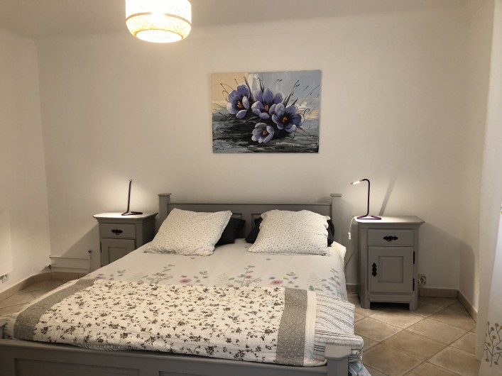 Location de vacances - Gîte à Robion - Chambre lit en 160 cm