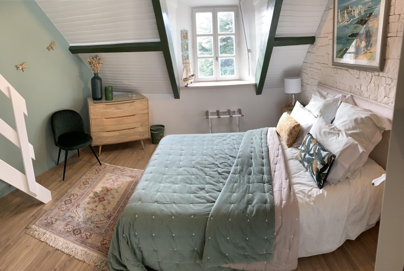 Location de vacances - Chambre d'hôtes à La Turballe - chambre verte