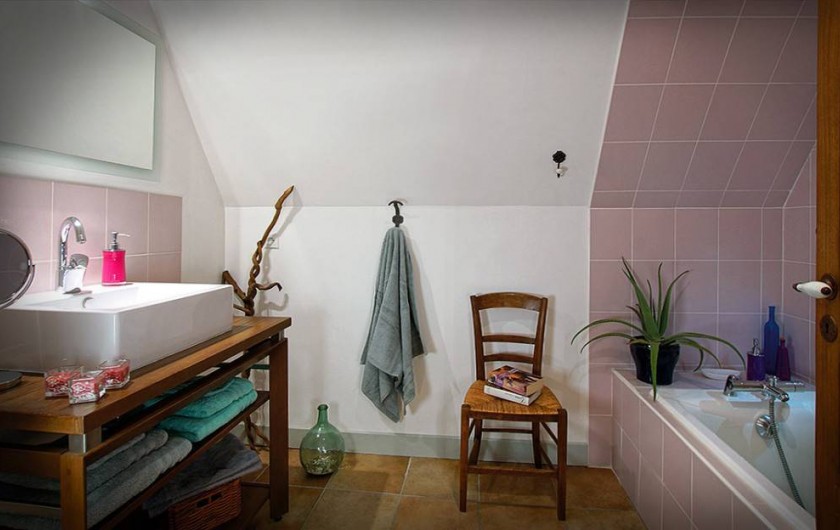 Location de vacances - Chambre d'hôtes à Espédaillac - Salle de bain