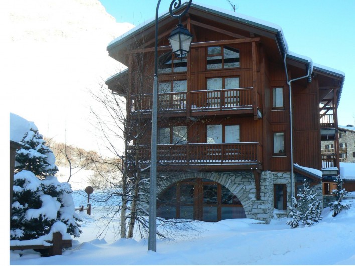 Location de vacances - Appartement à Val-d'Isère - Extérieur du Chalet