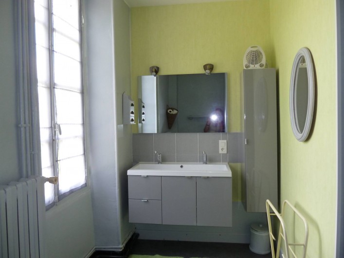 Location de vacances - Gîte à Druyes-les-Belles-Fontaines - salle de douche/WC