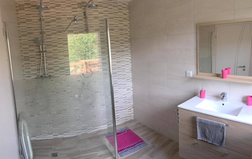 Location de vacances - Maison - Villa à Breitenbach - Salle de bain avec Double douche