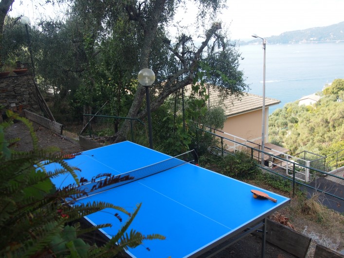 Location de vacances - Villa à Zoagli - Table ping-pong dans le jardin