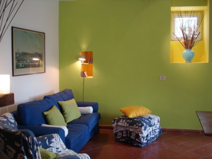 Location de vacances - Villa à Zoagli - Salon pres de la salle a manger