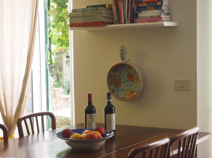 Location de vacances - Villa à Zoagli - Table a manger pres des terrasses